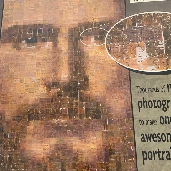 Photomosaics by Robert Silvers Sealed Christ From Dead Sea Scrolls Jigsaw Puzzle - Picture 3 of 16